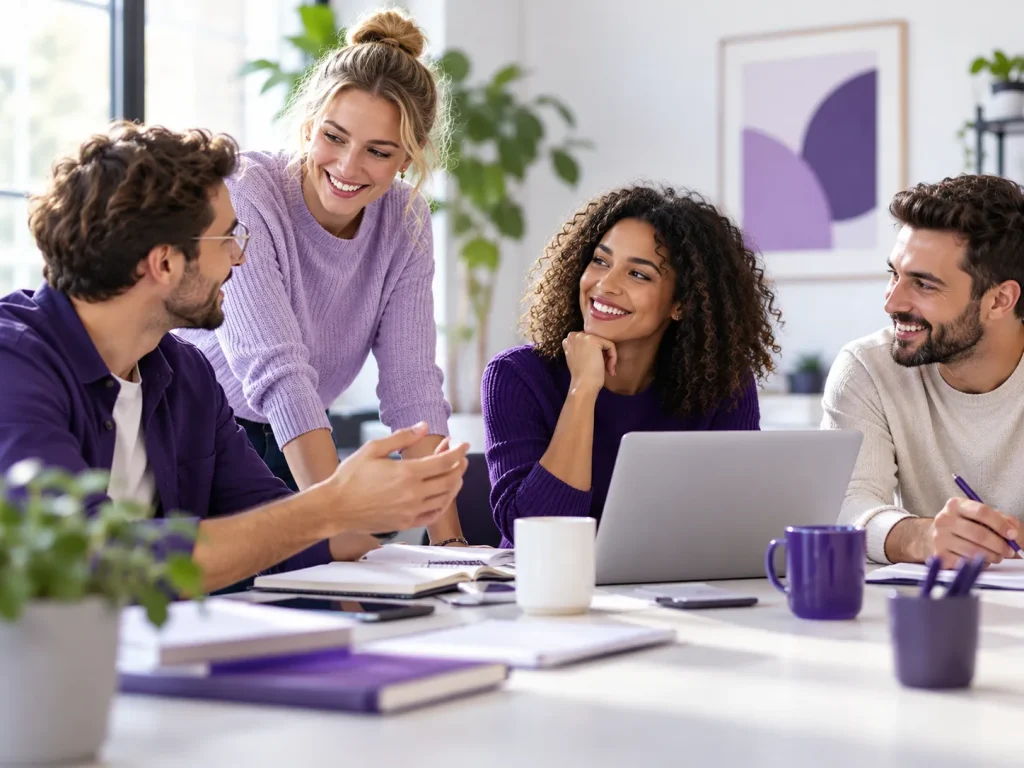 Kreatives Team tauscht Ideen aus und entdeckt gemeinsam neue Perspektiven und inspirierende Themen bei HPRC-Klotten.